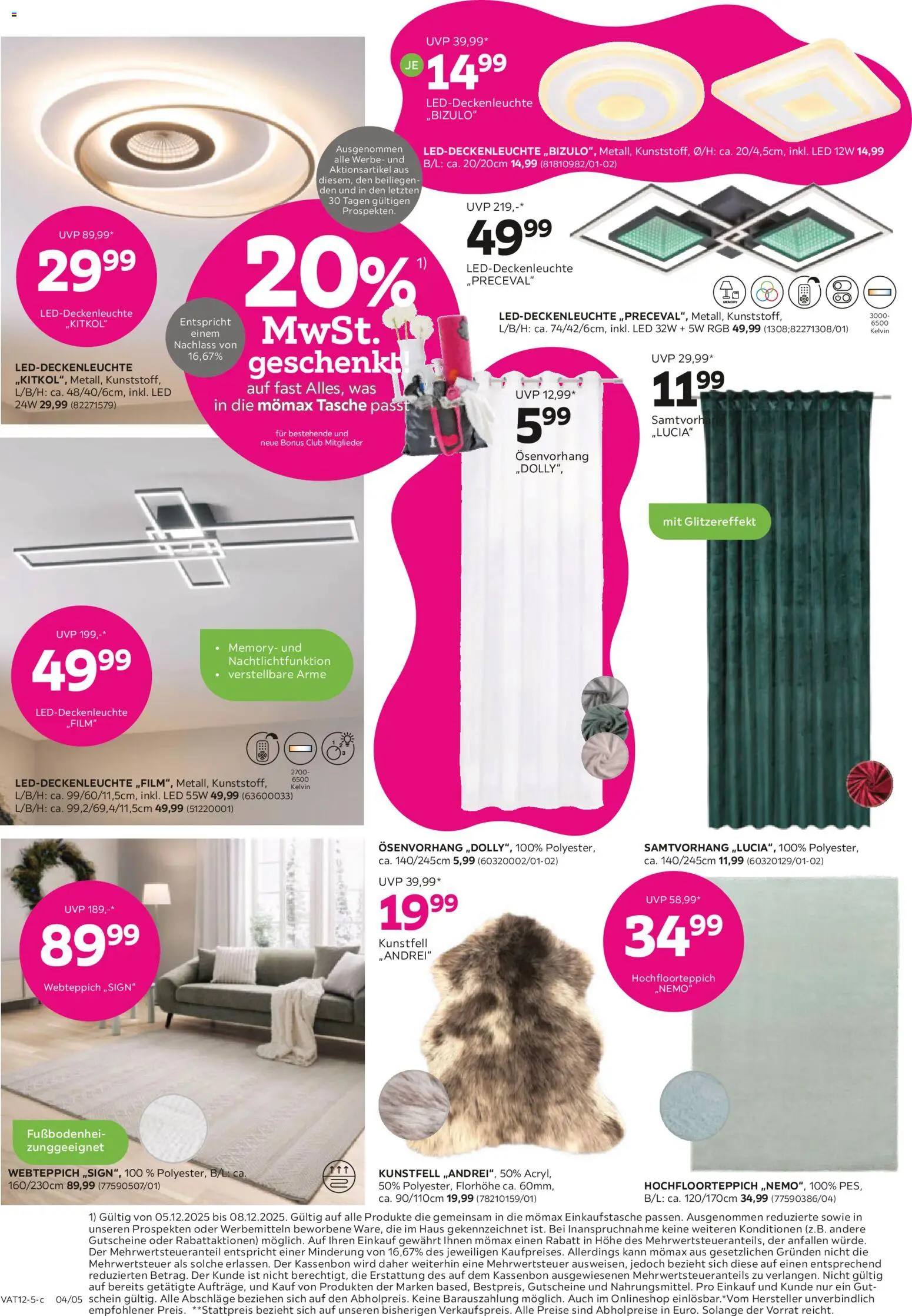 Mömax Prospekt aktuell gültig ab 02.12.2025 | Seite: 4 | Produkte: Tasche