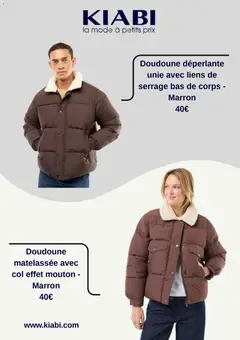 Kiabi - Prévisualisation de Kiabi catalogue Automne valide à partir de 30.10.2025 | Page: 4 | Produits: Doudoune