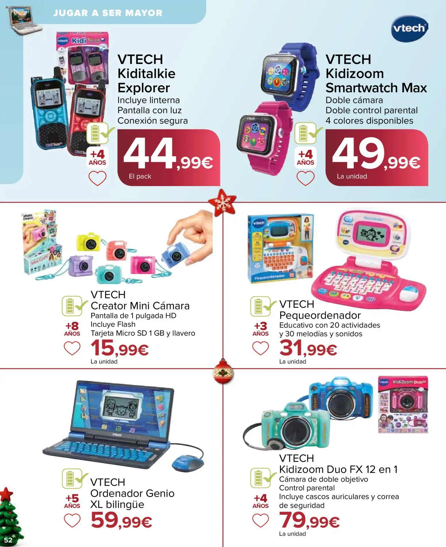 Carrefour Juguetes │ válido desde el 07.11.2025 | Página: 52 | Productos: Ordenador, Auriculares, Cámara
