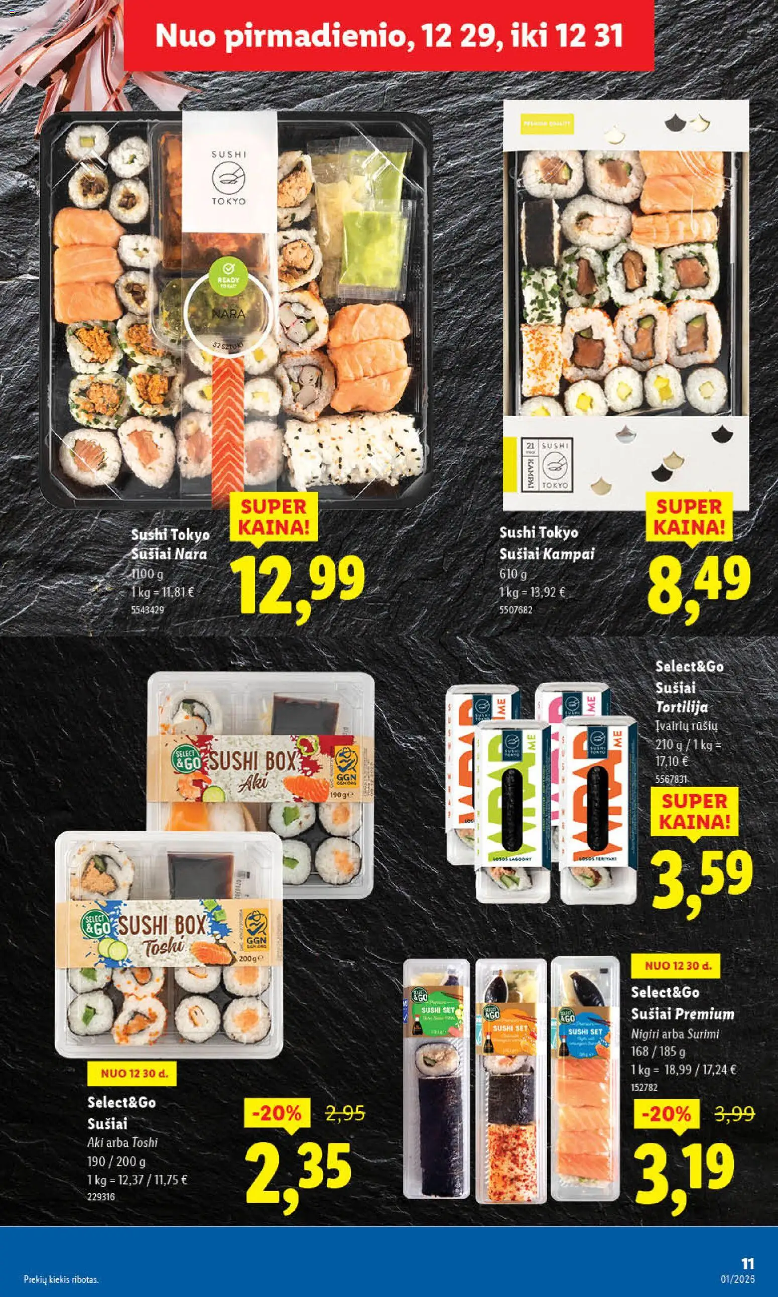 LIDL akcijos nuo 29.12.2025 | Puslapis: 11
