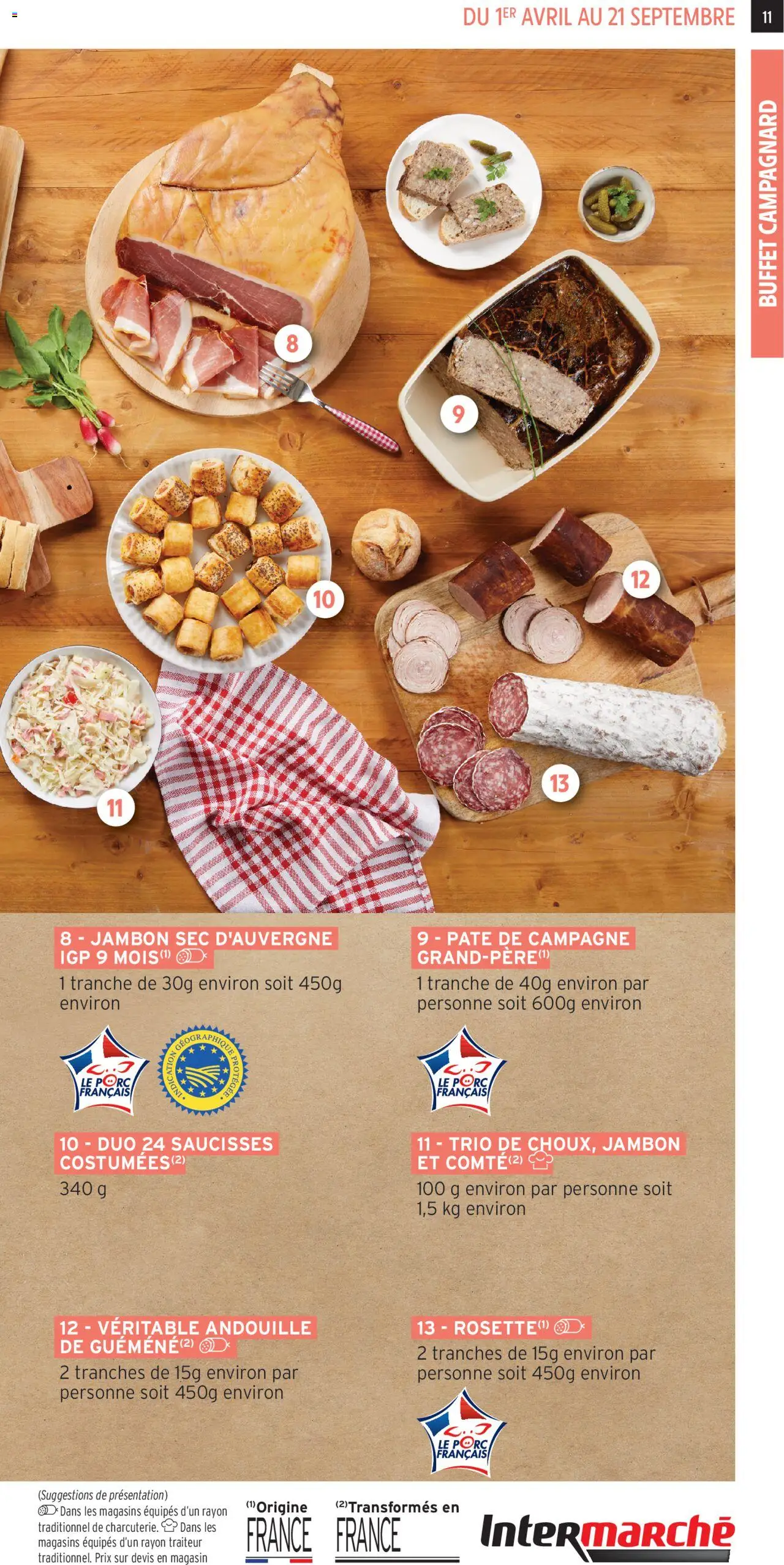  | Page: 11 | Produits: Buffet, Jambon