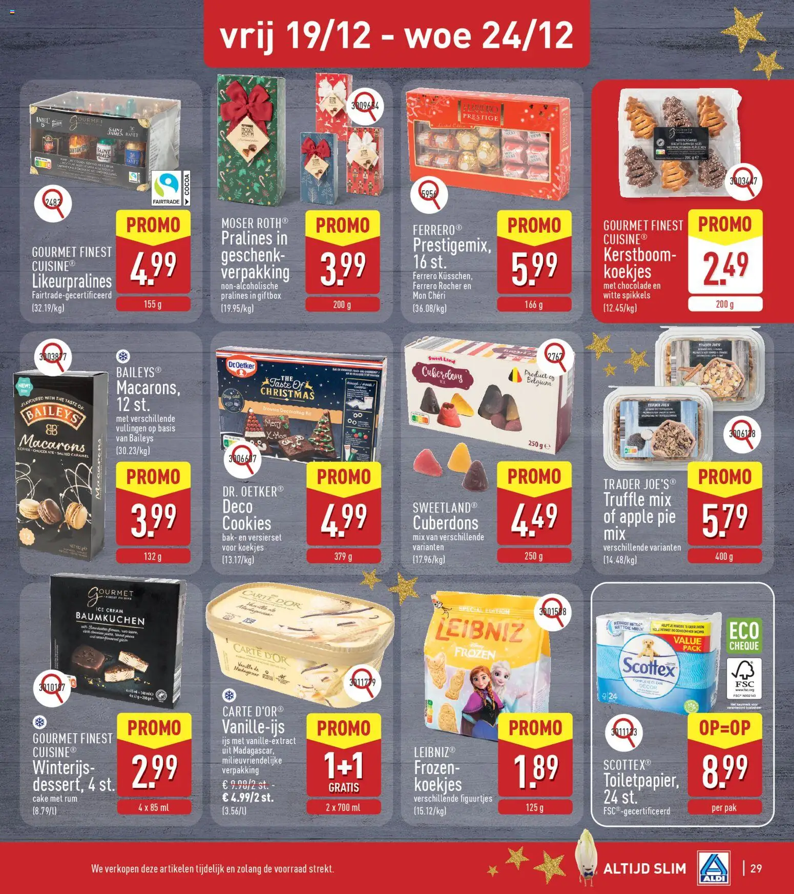 {H1} | Pagina: 29 | Producten: Koekjes, Darált marhahús, Cake, Chocolade