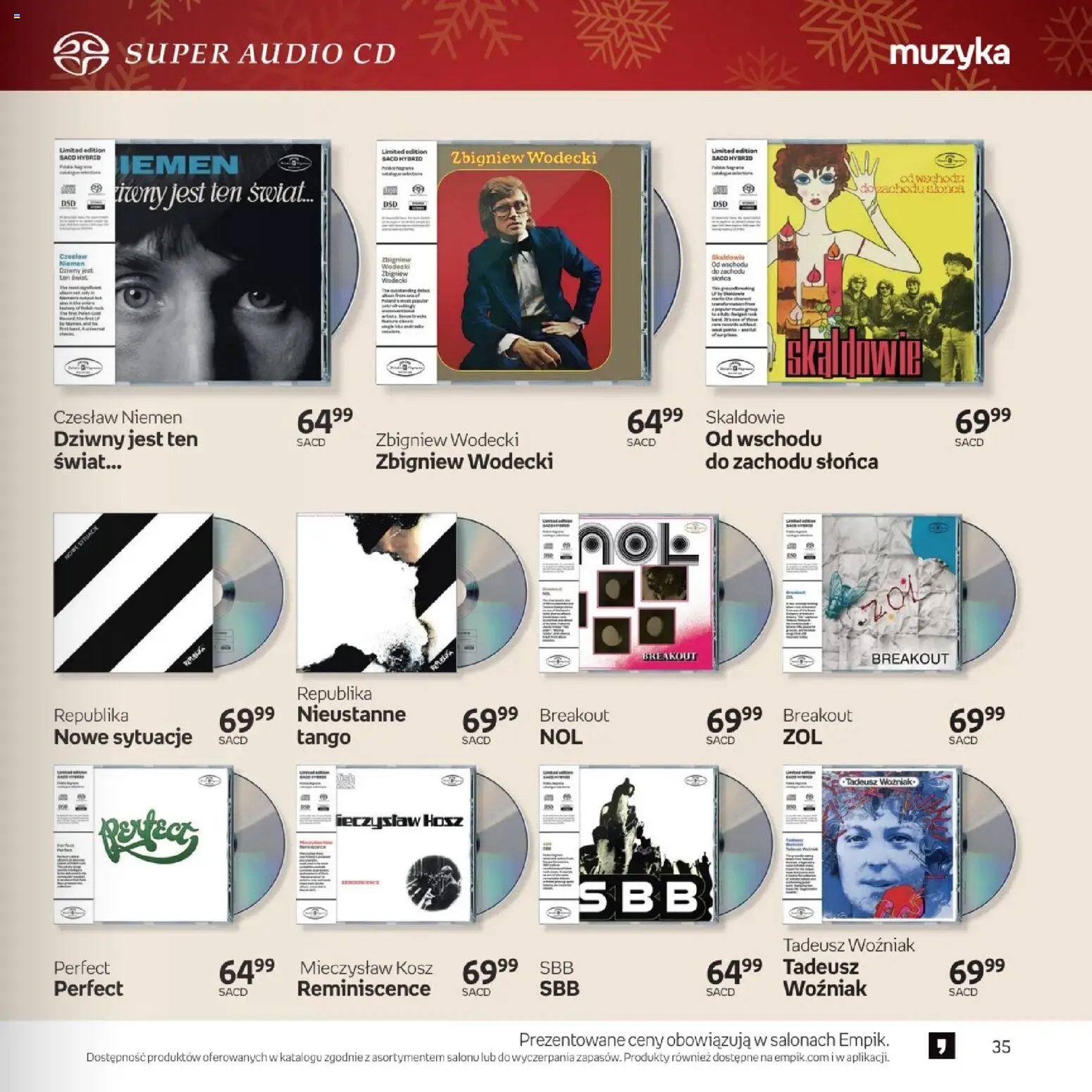 Empik promocje - Xmas Muzyka od 26.11.2025 | Strona: 35 | Produkty: Audio, Kosz