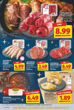 NP Discount Prospekt ab 15.12.2025 gültig | Seite: 3 | Produkte: Hahnchen, Tisch, Mandarinen, Schweinerucken