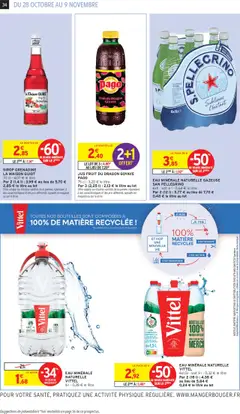 Intermarché - Prévisualisation de EAU MINÉRALE NATURELLE GAZEUSE SAN PELLEGRINO, 6x1l - soit 6 l valide à partir de 28.10.2025 | Page: 22