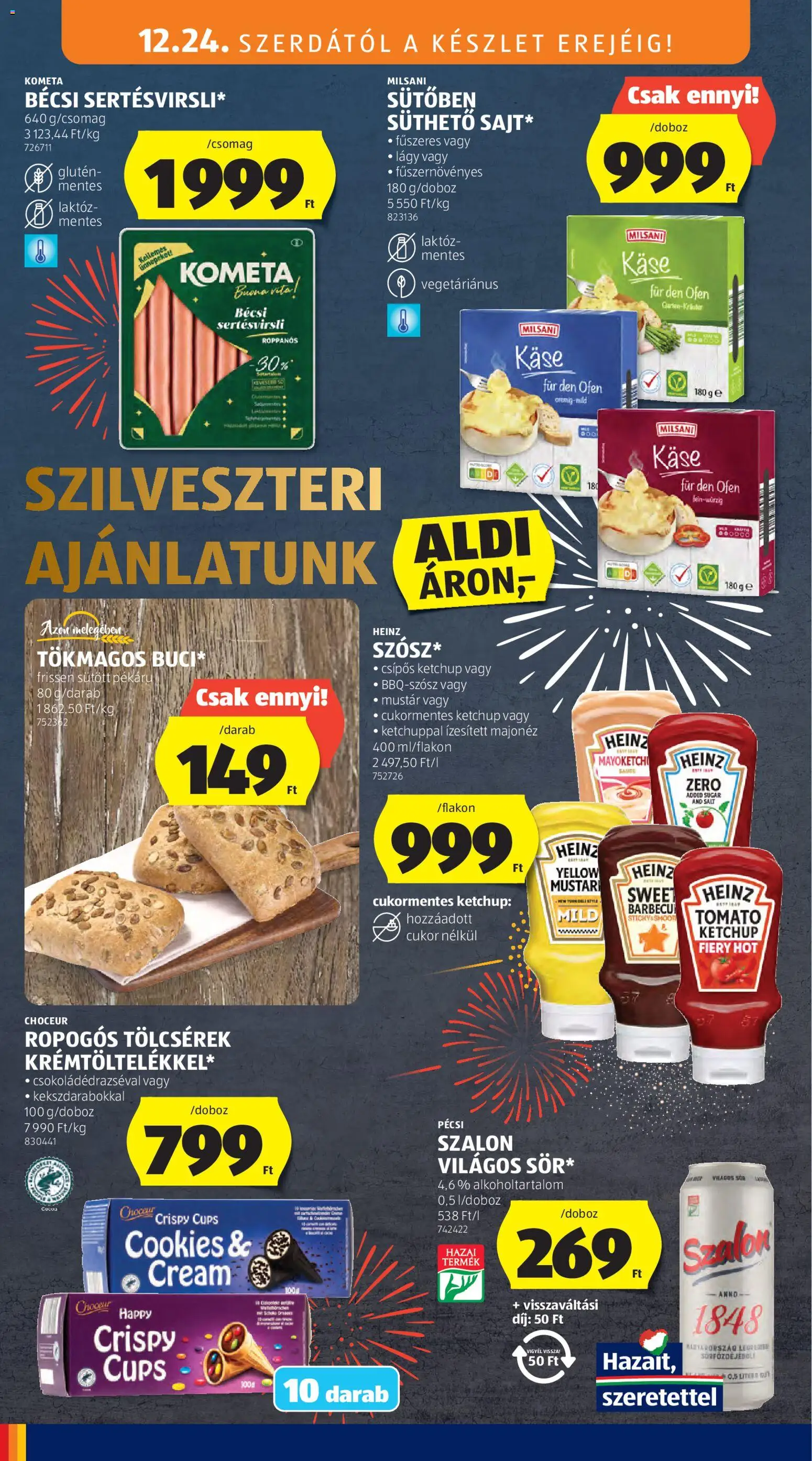 Aldi akciós ujság - amely érvényes a következő dátumtól: 27.12.2025 | Oldal: 6 | Termékek: Ketchup, Mustár, Majonéz, Cukor