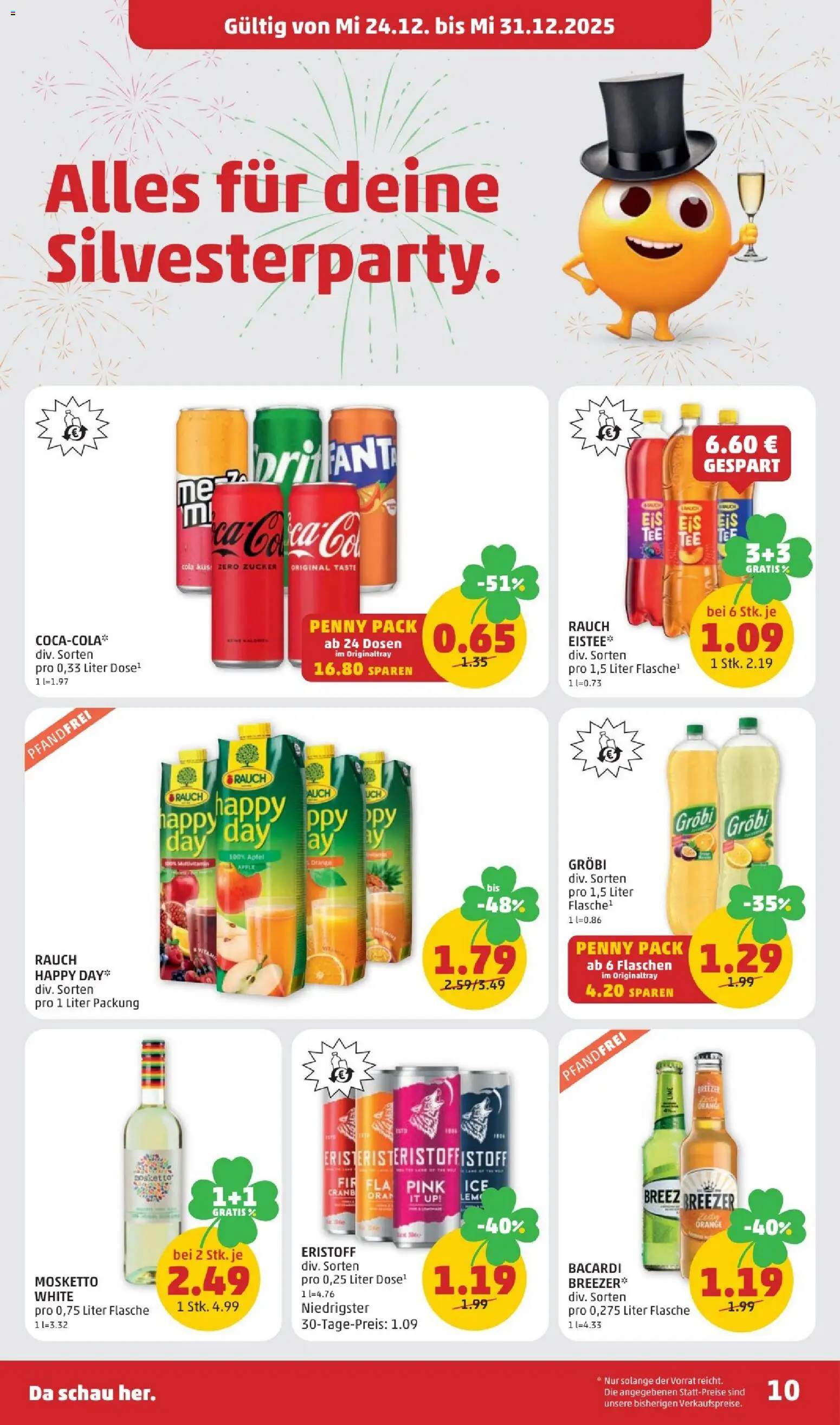Penny Markt Flugblatt gültig ab 24.12.2025 | Seite: 10 | Produkte: Zucker, Apple, Äpfel, Papier blanc