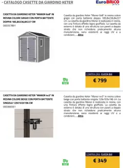 Anteprima del volantino Eurobrico Casette da Giardino Keter catalogo valido a partire dal 23.07.2025 | Pagina: 9 | Prodotti: Casette da Giardino