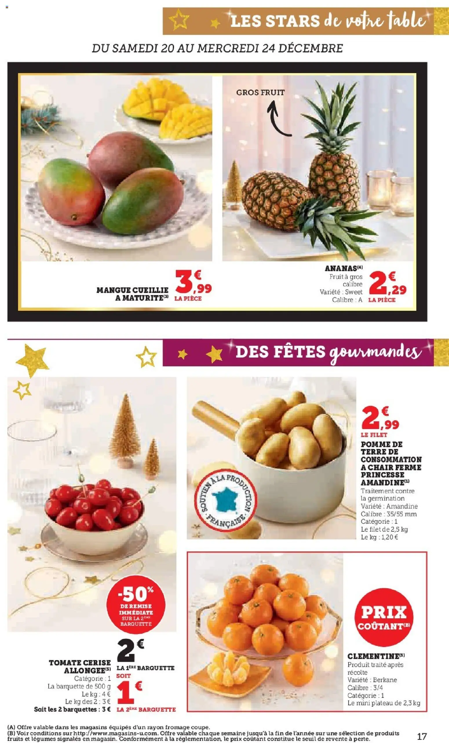 {H1} | Page: 17 | Produits: Plateau, Pomme de terre, Pomme de terre de consommation, Fromage