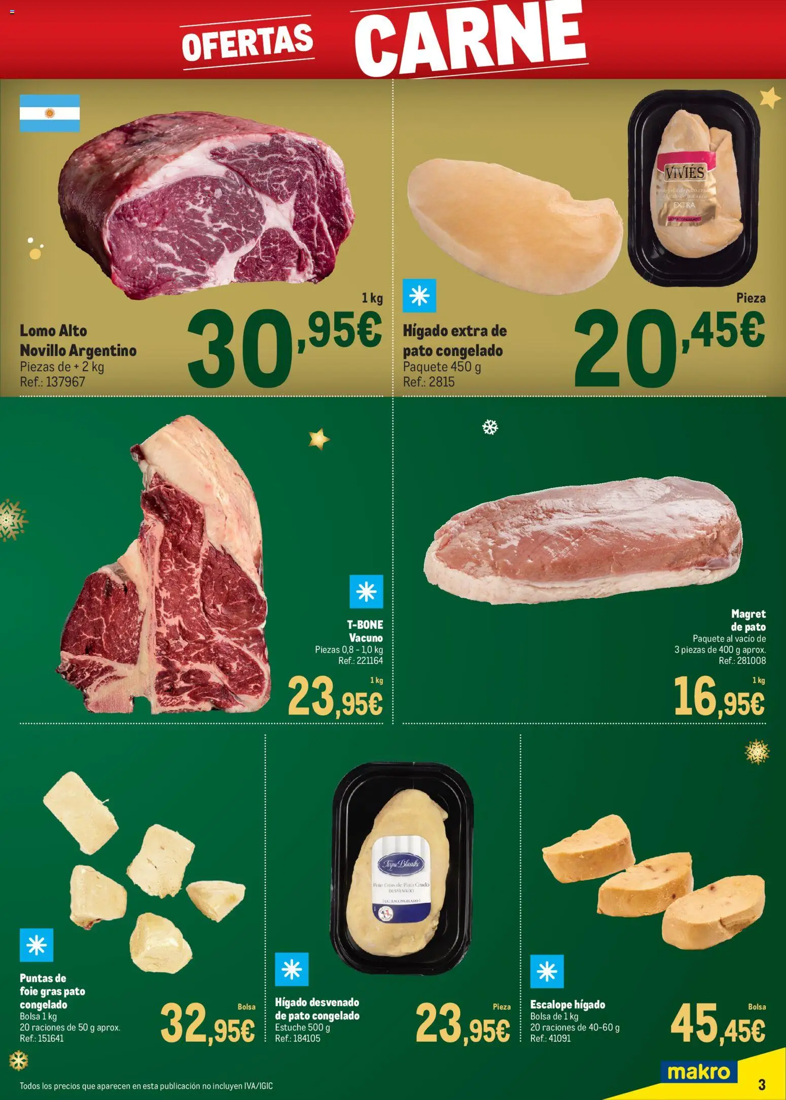 Makro - Precios Navidad Norte │ válido desde el 24.11.2025 | Página: 3 | Productos: Bolsa