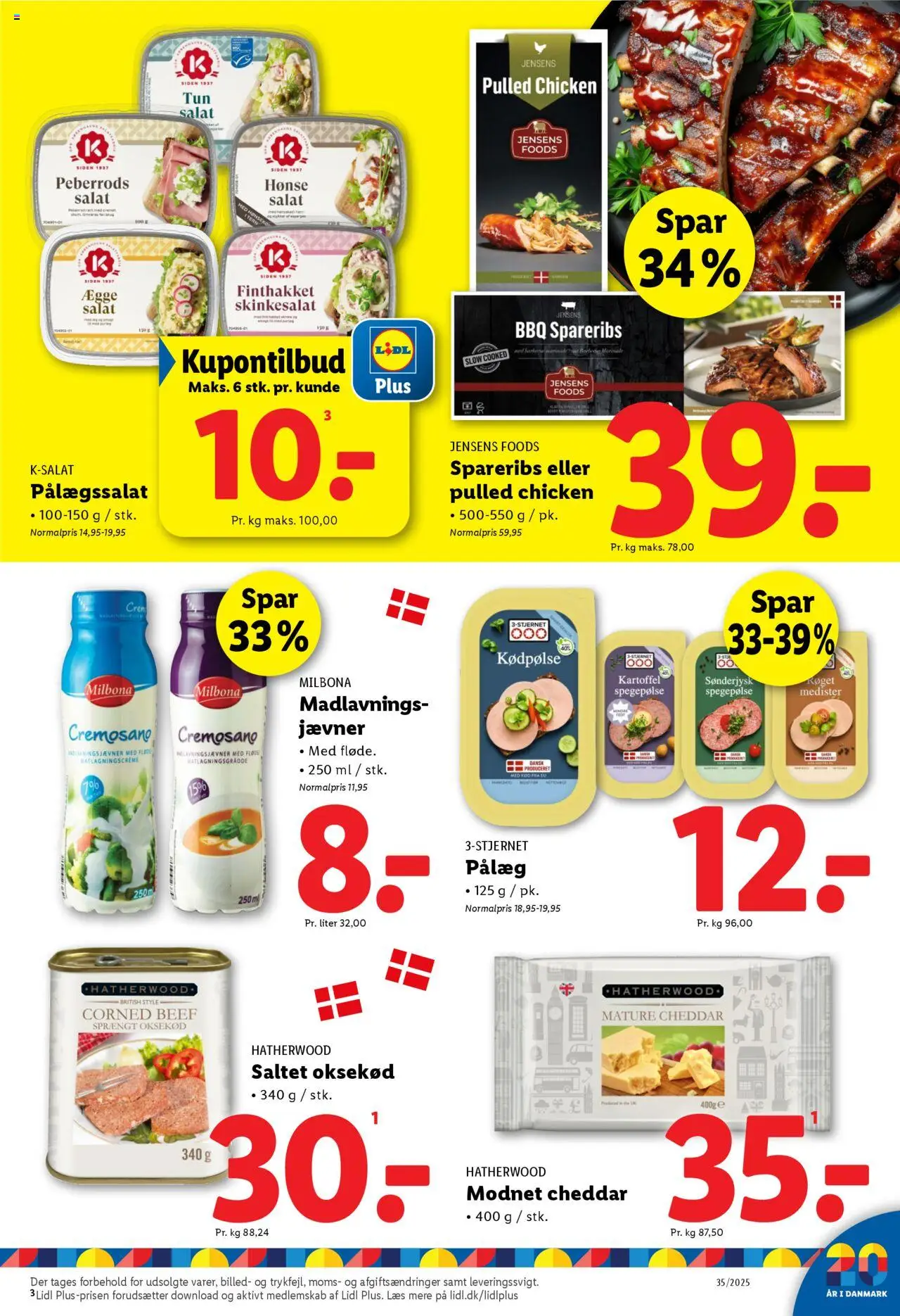 Lidl Tilbudsavis gyldig fra 24.08.2025 | Side: 5 | Produkter: Oksekød, Fløde, Pålæg, Spareribs