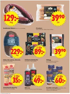 ICA Supermarket - Hjärnarp - Förhandsvisning av reklamblad från butik ICA Supermarket aktuell från 30.03.2026 | Sida: 14 | Produkter: Sandwich, Köttbullar, Vaniljstång, Skinka
