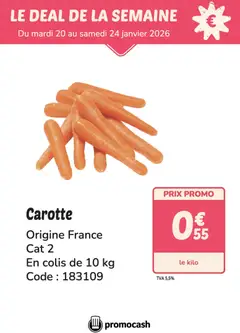 Promocash - Prévisualisation de Promocash Opportunités Marée valide à partir de 20.01.2026