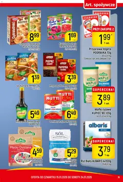 Pogląd oferty "Piotruś Pan Gazetka" - ważna od 15.01.2026 | Strona: 15 | Produkty: Płatki owsiane, Wafle, Wafle ryżowe, Sól