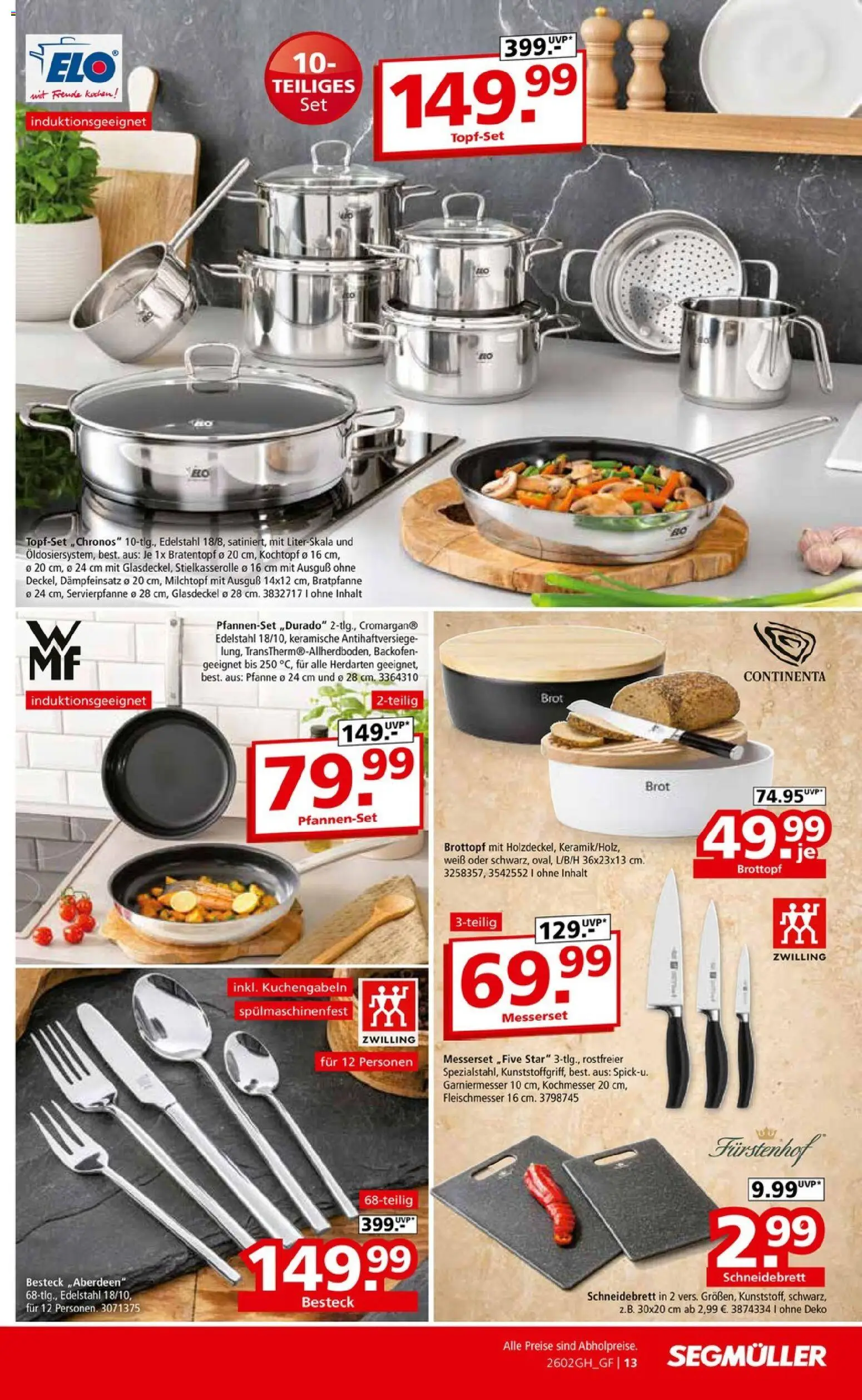 Segmüller Highlight Angebote – gültig ab 31.01.2026 | Seite: 23 | Produkte: Backofen, Brot