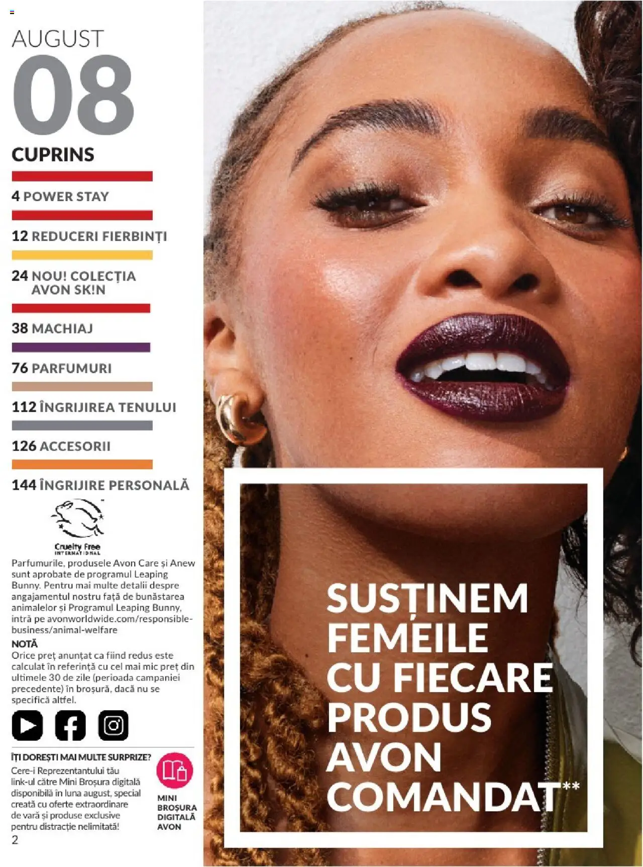 Catalog Avon - 08 2025 – valabil de la 01.08.2025 | Pagină: 2 | Produse: Machiaj