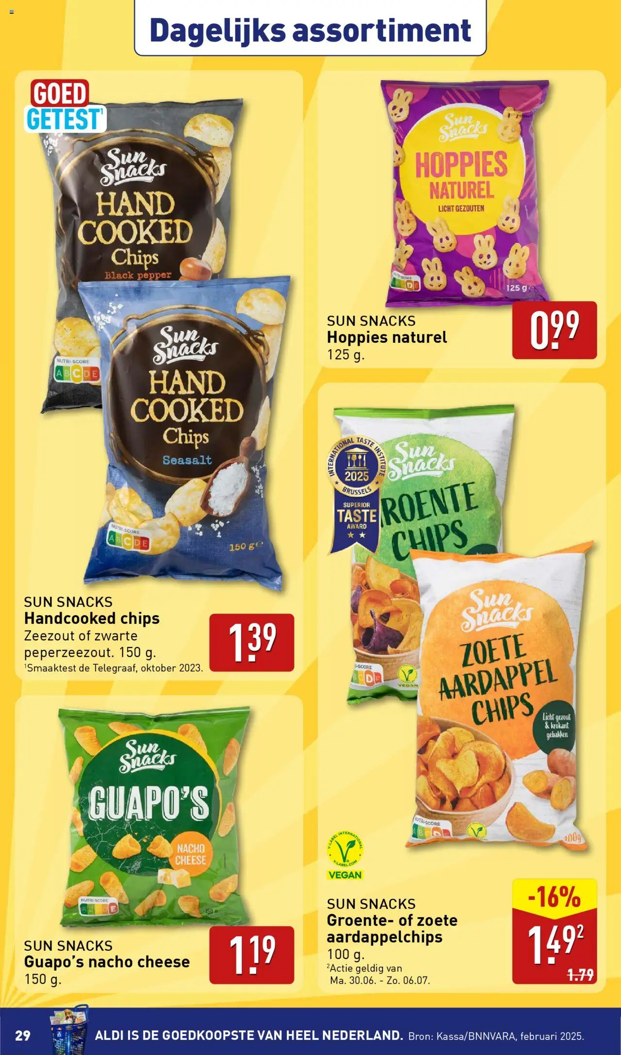  | Pagina: 29 | Producten: Snacks, Aardappel, Chips, Zeezout