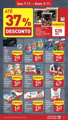 Pré-visualização Aldi folheto válido de 03.11.2025 | Página: 21 | Produtos: Leite, Chocolate, Creme