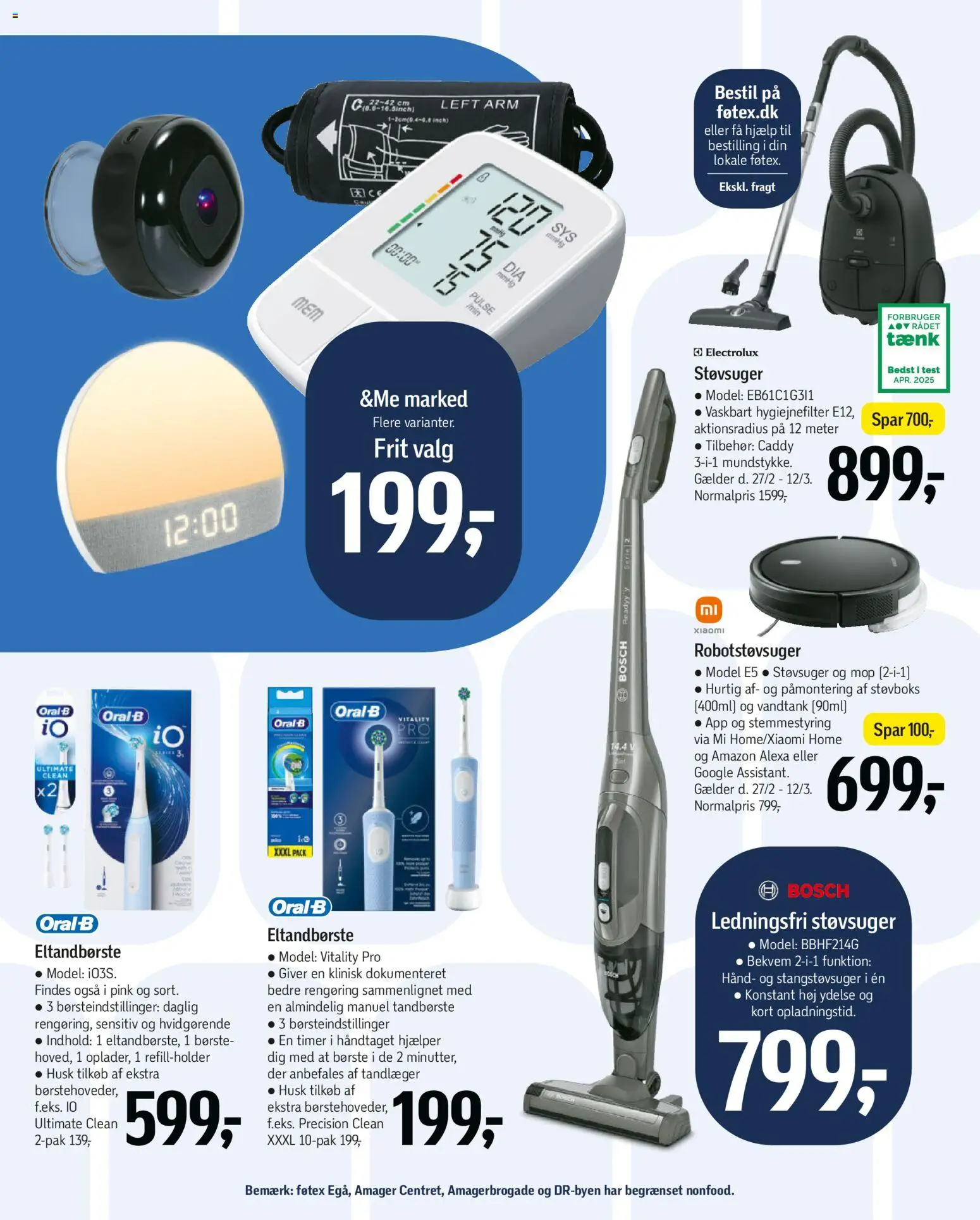 Føtex tilbudsavis – gyldig fra 27.02.2026 | Side: 64 | Produkter: Børste, Tandbørste, Eltandbørste, Støvsuger