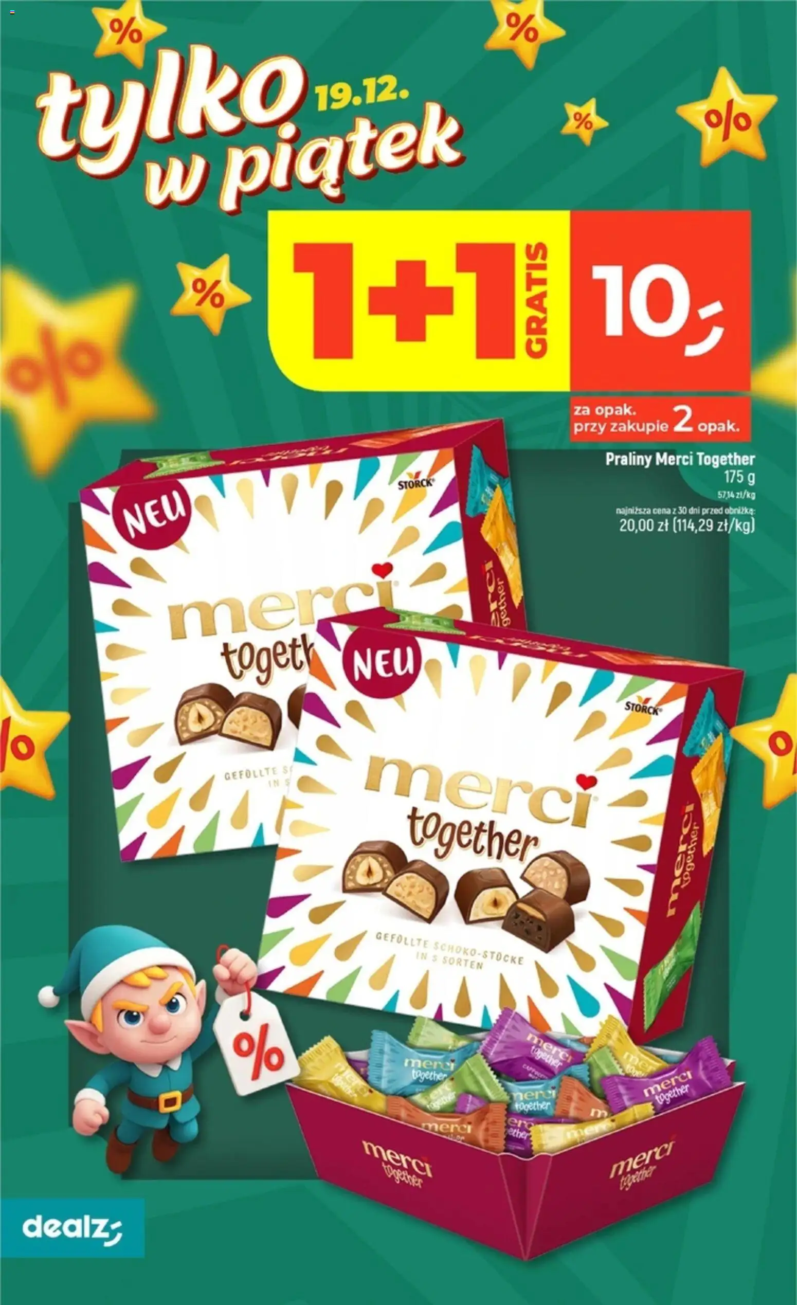Dealz Gazetka od 18.12.2025 | Strona: 4 | Produkty: Praliny, Merci
