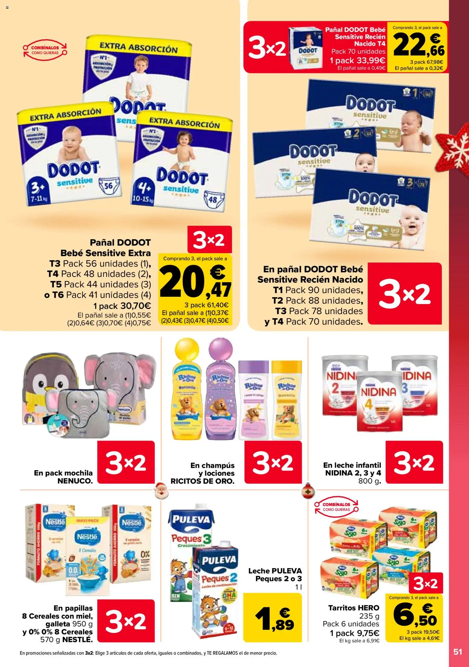Carrefour folleto │ válido desde el 29.12.2025 | Página: 51 | Productos: Leche, Mochila, Cereales, Té