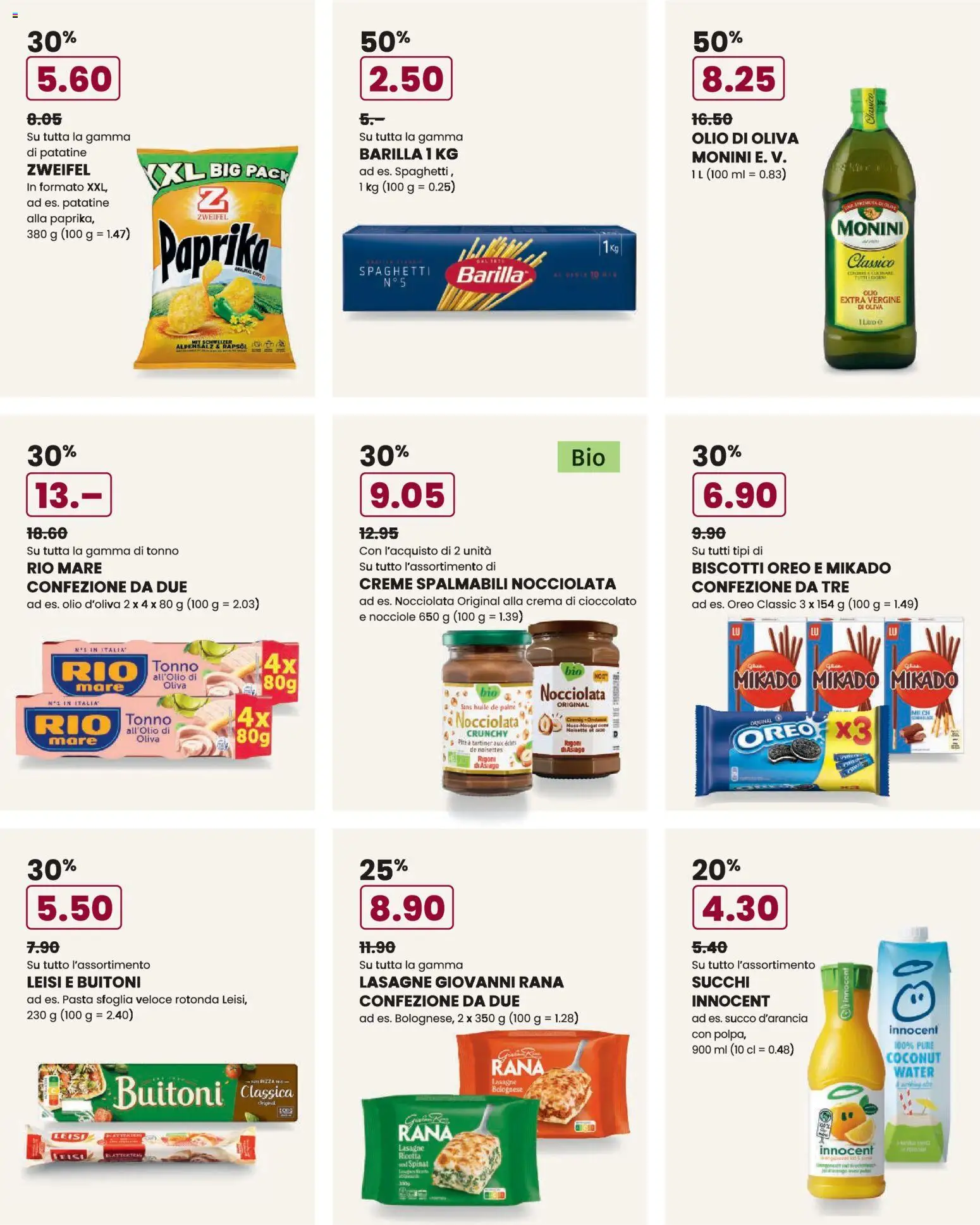 Manor Aktionen IT – gültig ab 20.01.2026 | Seite: 5 | Produkte: Barilla, Rapsöl, Milch, Creme