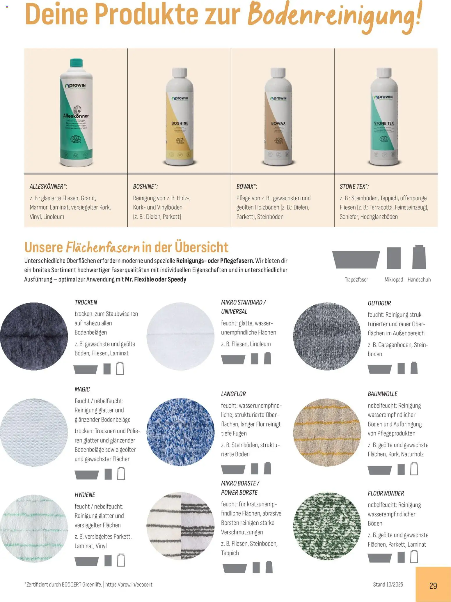 Katalog ProWin Januar/Juni 2026 – gültig ab 01.01.2026 | Seite: 29 | Produkte: Teppich, Wasser