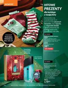 Pogląd oferty "Avon Katalog 12 2025" - ważna od 01.12.2025 | Strona: 182 | Produkty: Zegarek, Pudełko, Bateria, Woda toaletowa