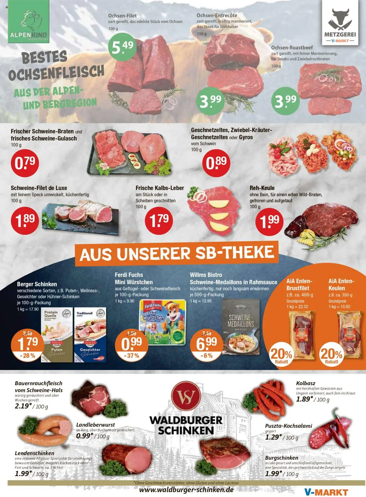 V-Markt - Hallertau / Oberpfalz – gültig ab 16.10.2025 | Seite: 7 | Produkte: Schweinefilet, Gyros, Schweinefleisch, Steak