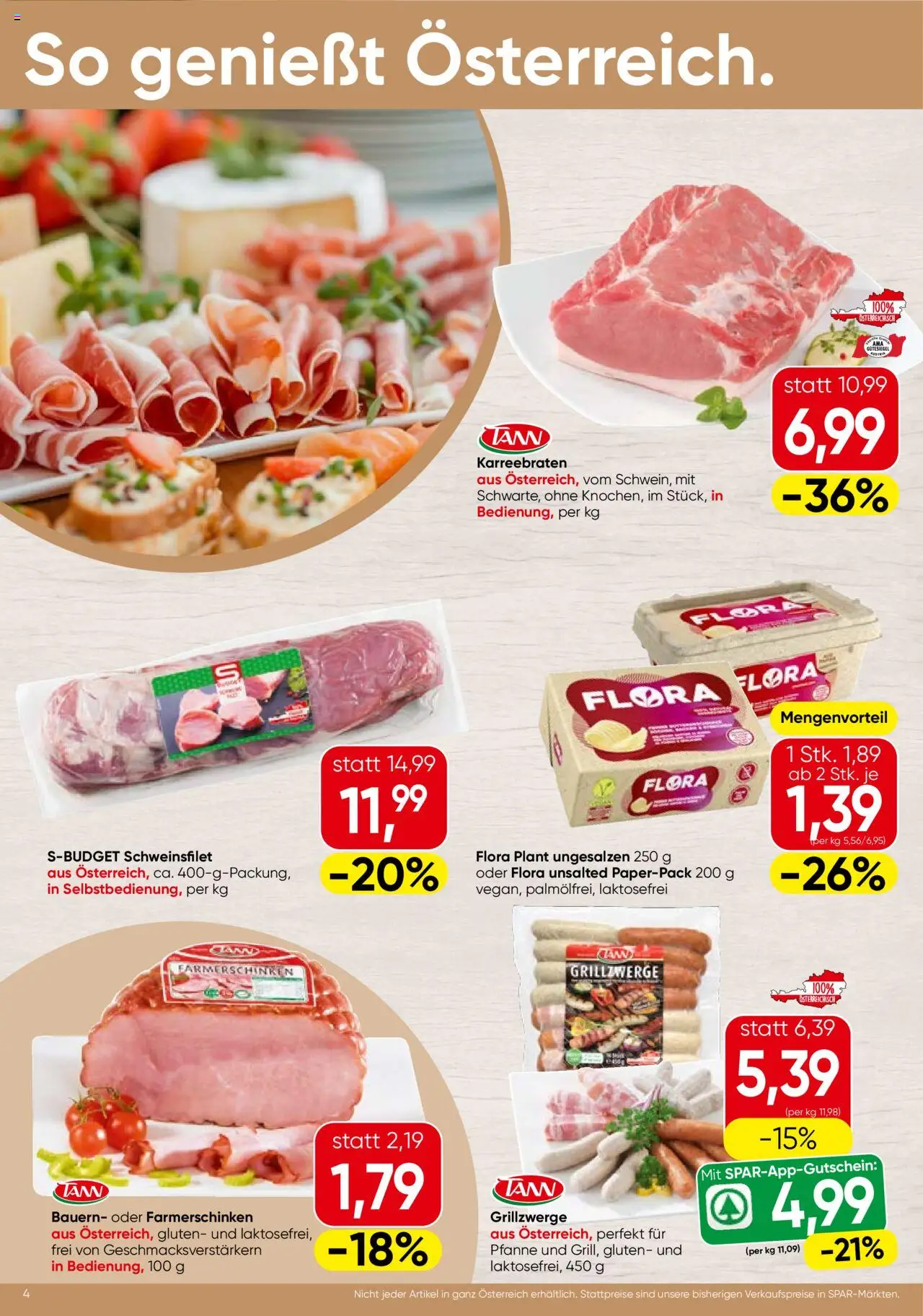Spar Flugblatt - Tirol gültig ab 21.08.2025 | Seite: 4