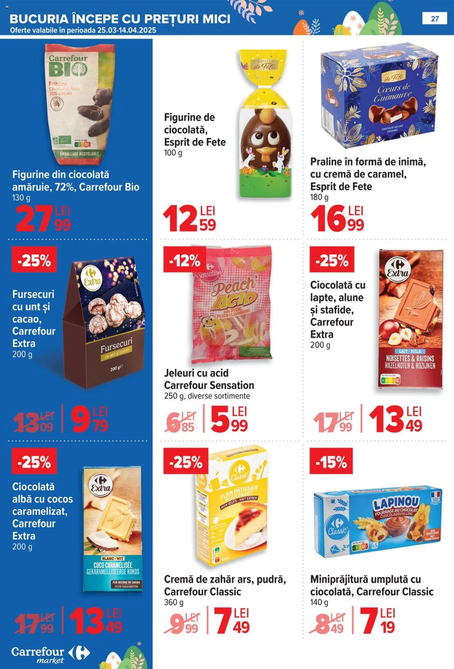 Noul catalog Carrefour – valabil de la 06.04.2026 | Pagină: 32 | Produse: Mici, Alune, Cremă, Cacao