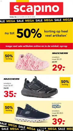 Scapino - Sale  - Voorbeeld van een folder van Scapino, geldig van 22.12.2025