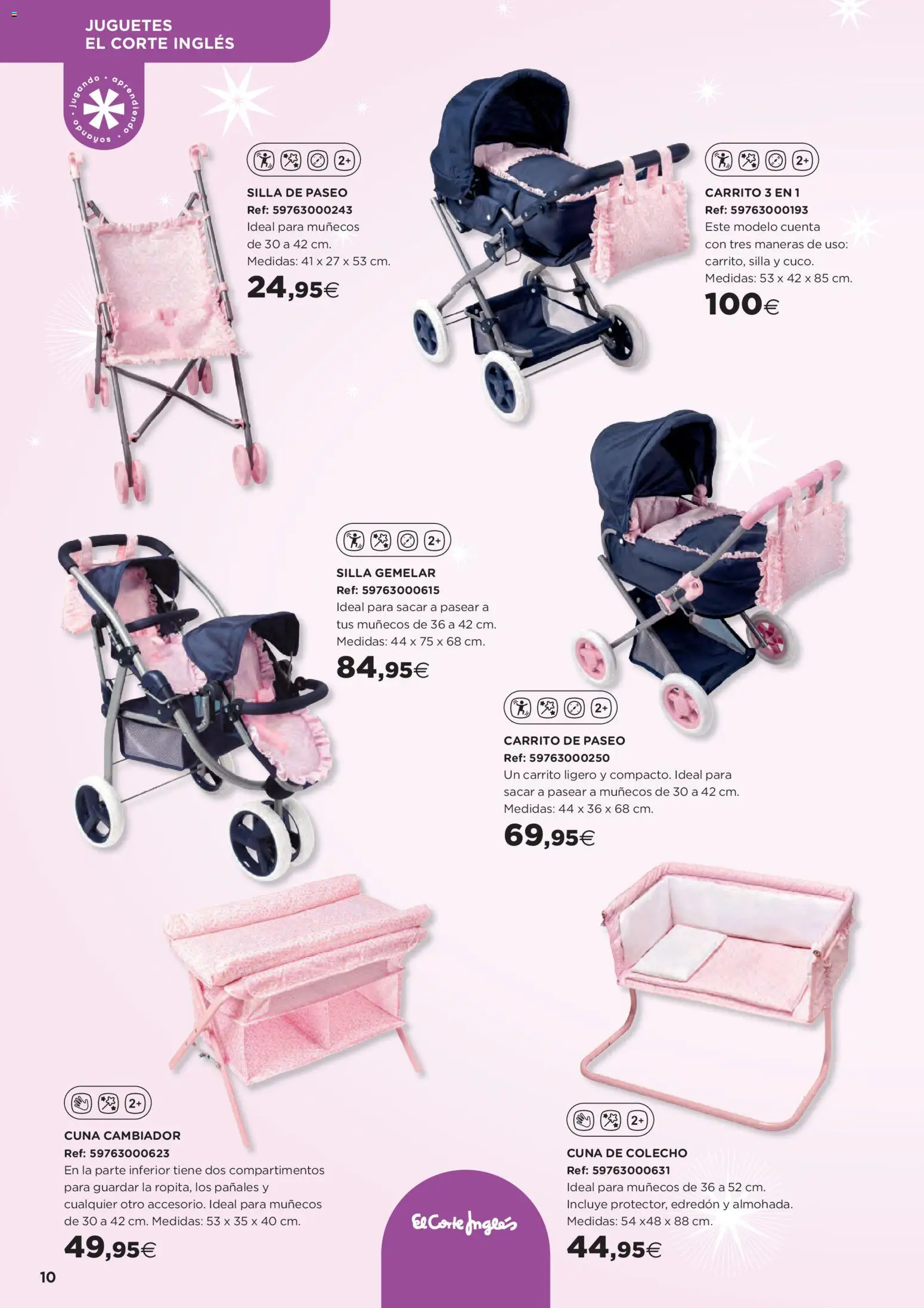 Hipercor catálogo │ válido desde el 31.10.2025 | Página: 10 | Productos: Edredón, Juguetes, Silla, Cuna