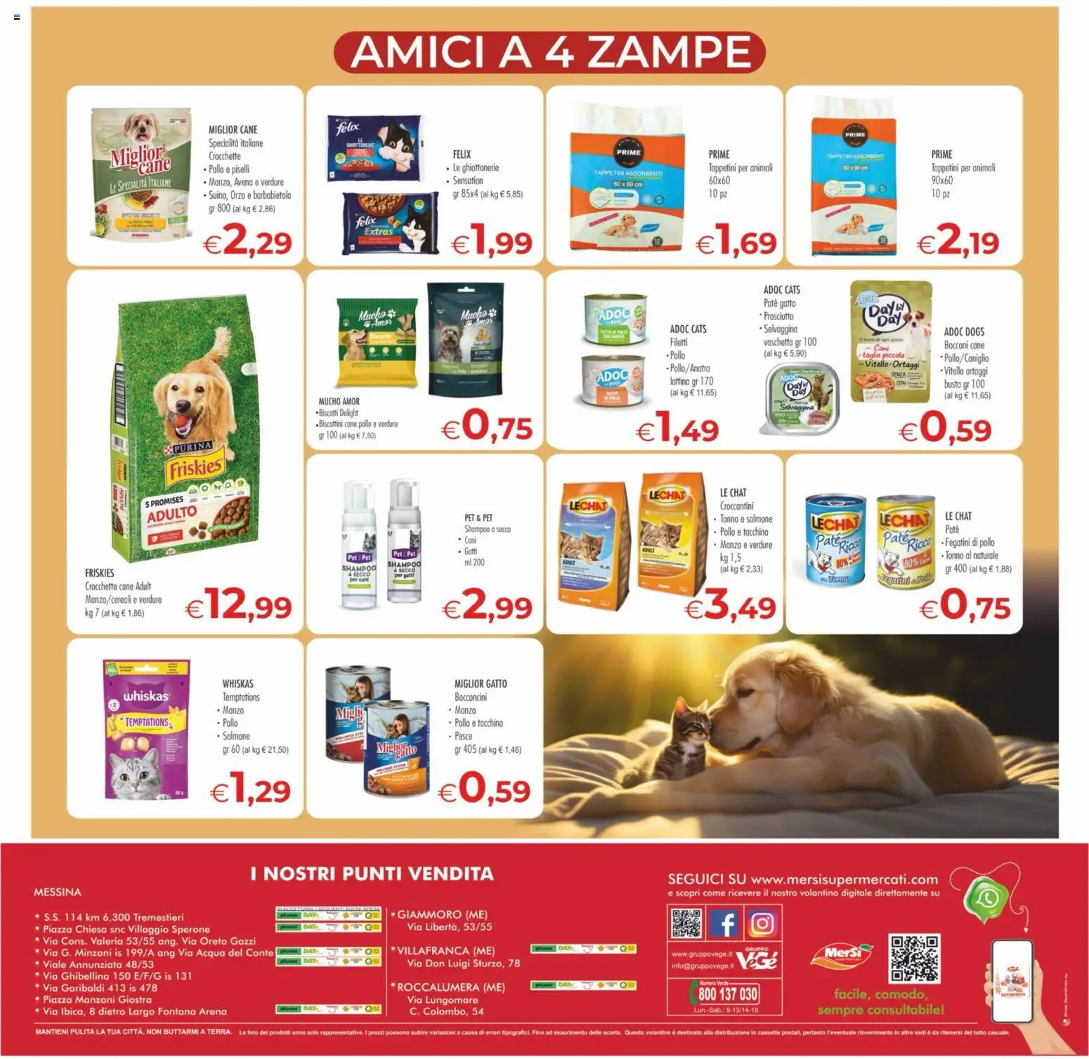 Volantino MerSi Supermercati del 08.04.2026 | Pagina: 16 | Prodotti: Shampoo, Biscotti, Barbabietola, Tonno al naturale