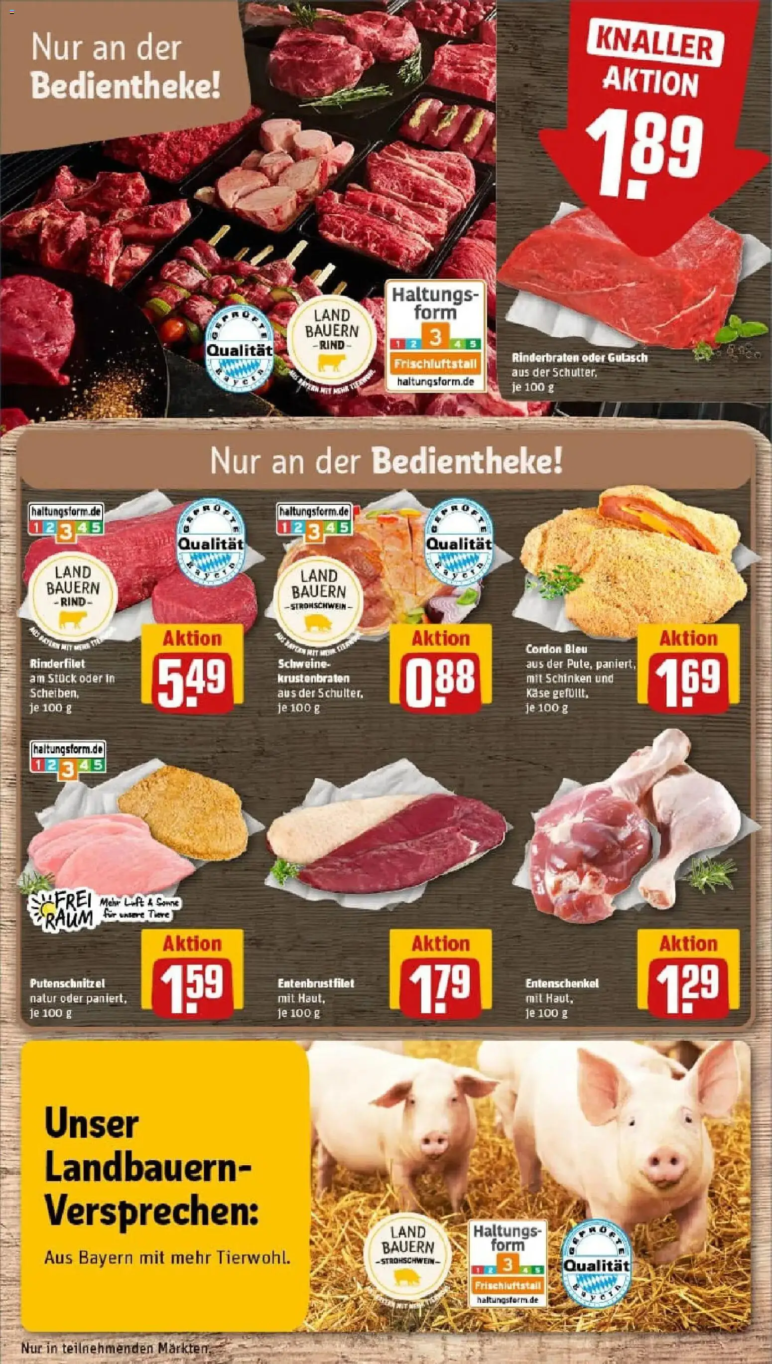 Rewe prospekt Massbach	 – gültig ab 10.11.2025 | Seite: 10 | Produkte: Rinderbraten, Käse, Rinderfilet, Schinken
