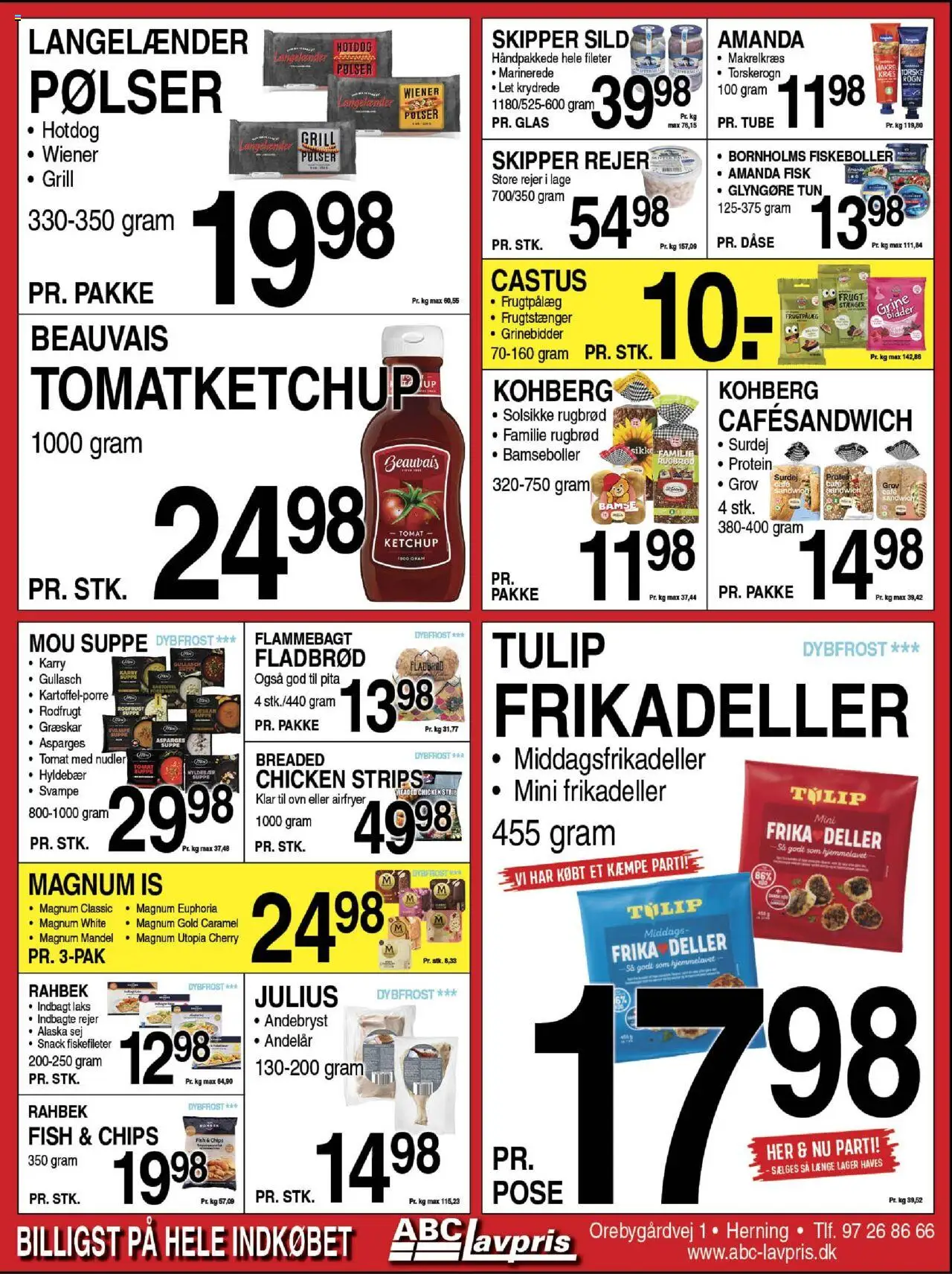 Abc Lavpris tilbudsavis – gyldig fra 15.10.2025 | Side: 3 | Produkter: Græskar, Makrel, Søm, Grill