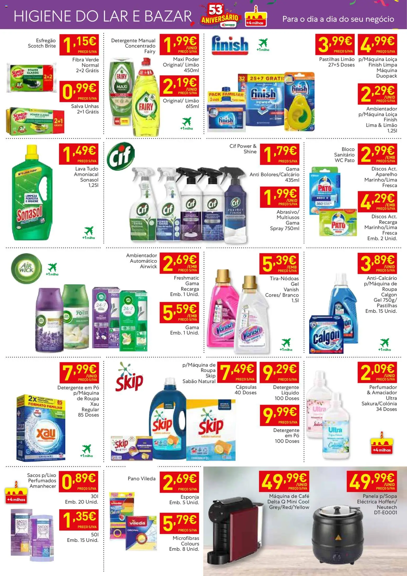 Recheio folheto Madeira │ válido de 28.10.2025 | Página: 14 | Produtos: Máquina de café, Delta q, Pó, Detergente