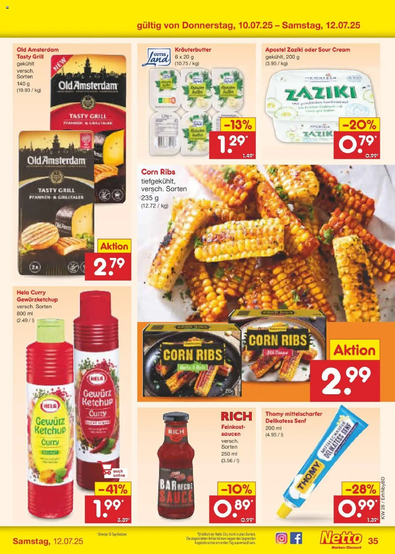 Netto Marken-Discount prospekt Ergolding	 - gültig ab dem 07.07.2025 | Seite: 51 | Produkte: Grill, Butter, Kräuterbutter, Ketchup
