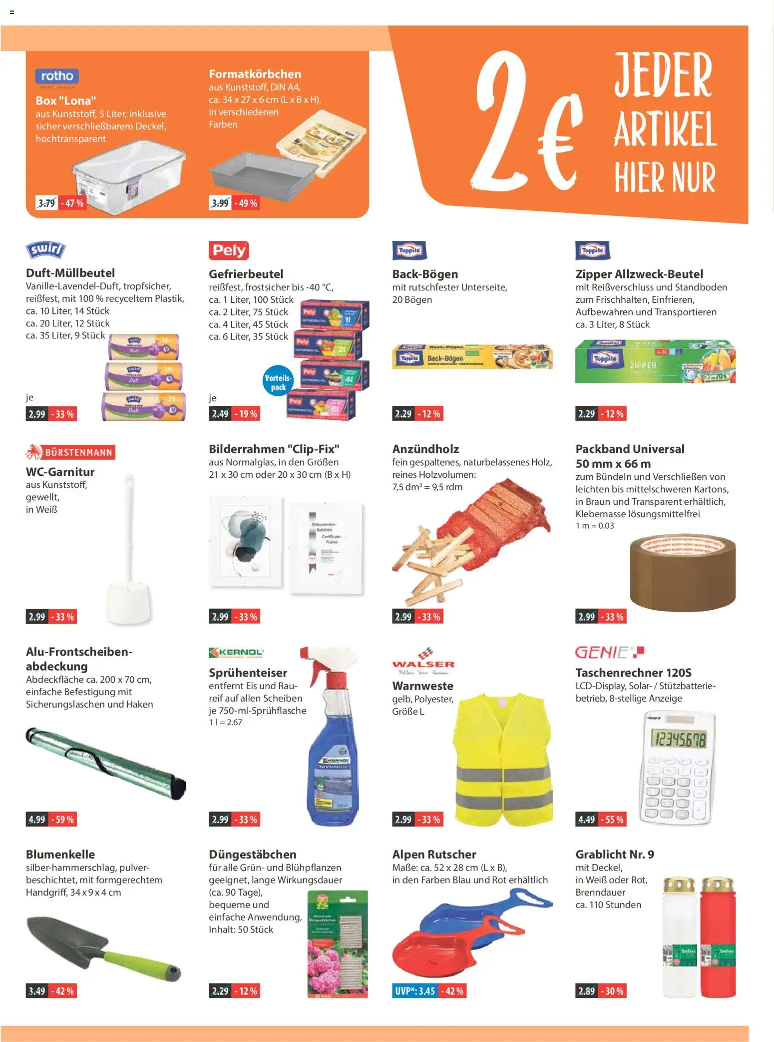 V-Markt - Schwaben / Oberbayern – gültig ab 22.01.2026 | Seite: 13 | Produkte: Taschenrechner, Box, Bilderrahmen, Eis