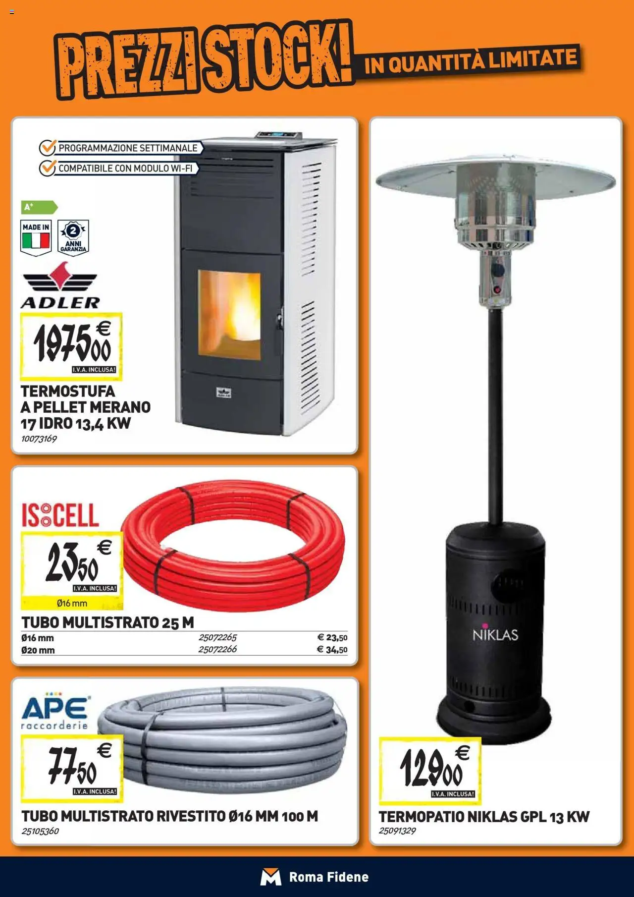 Volantino TECNOMAT del 24.09.2025 | Pagina: 10 | Prodotti: Pellet, Tubo