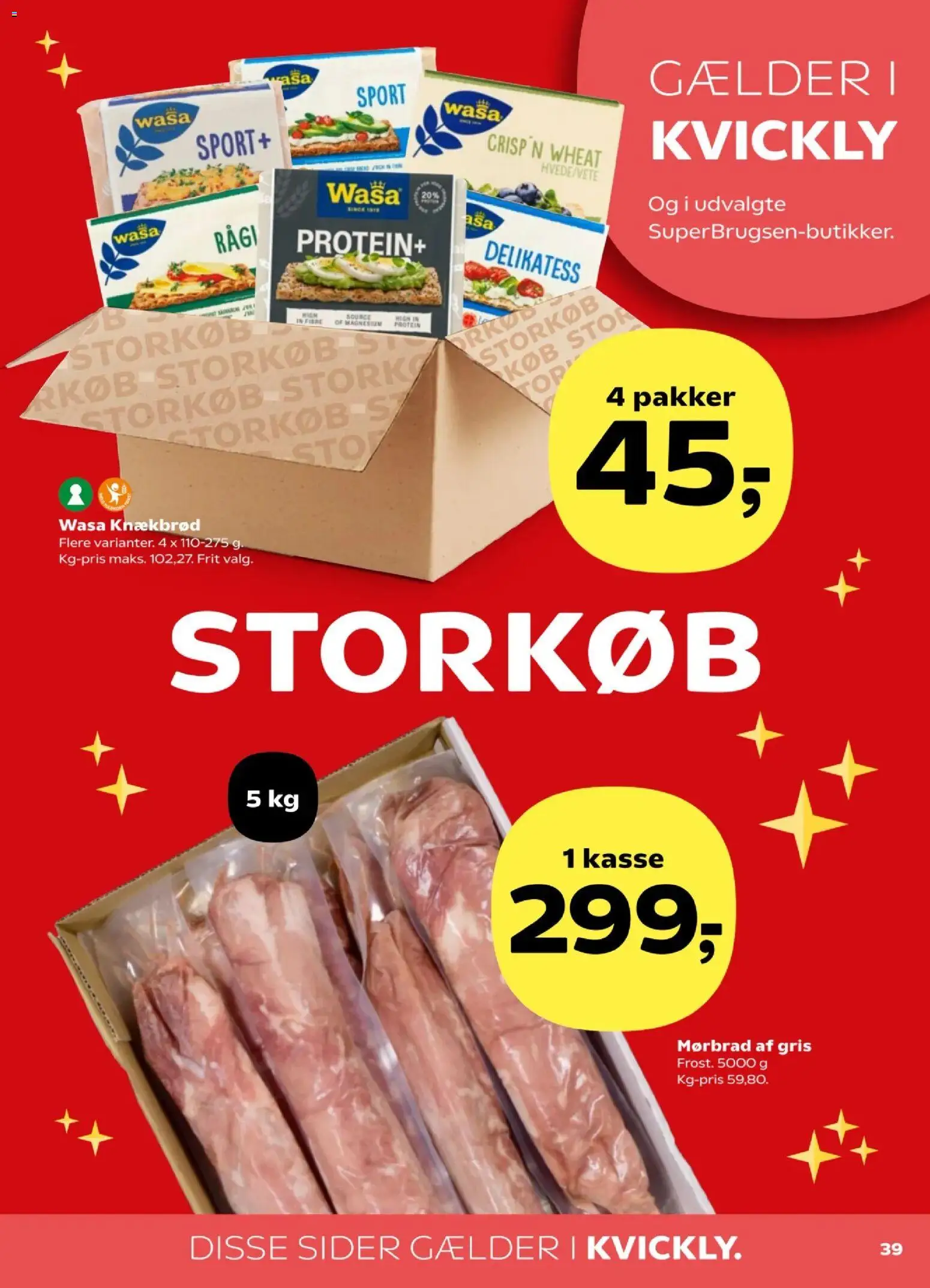 Kvickly tilbudsavis – gyldig fra 07.11.2025 | Side: 43 | Produkter: Knækbrød