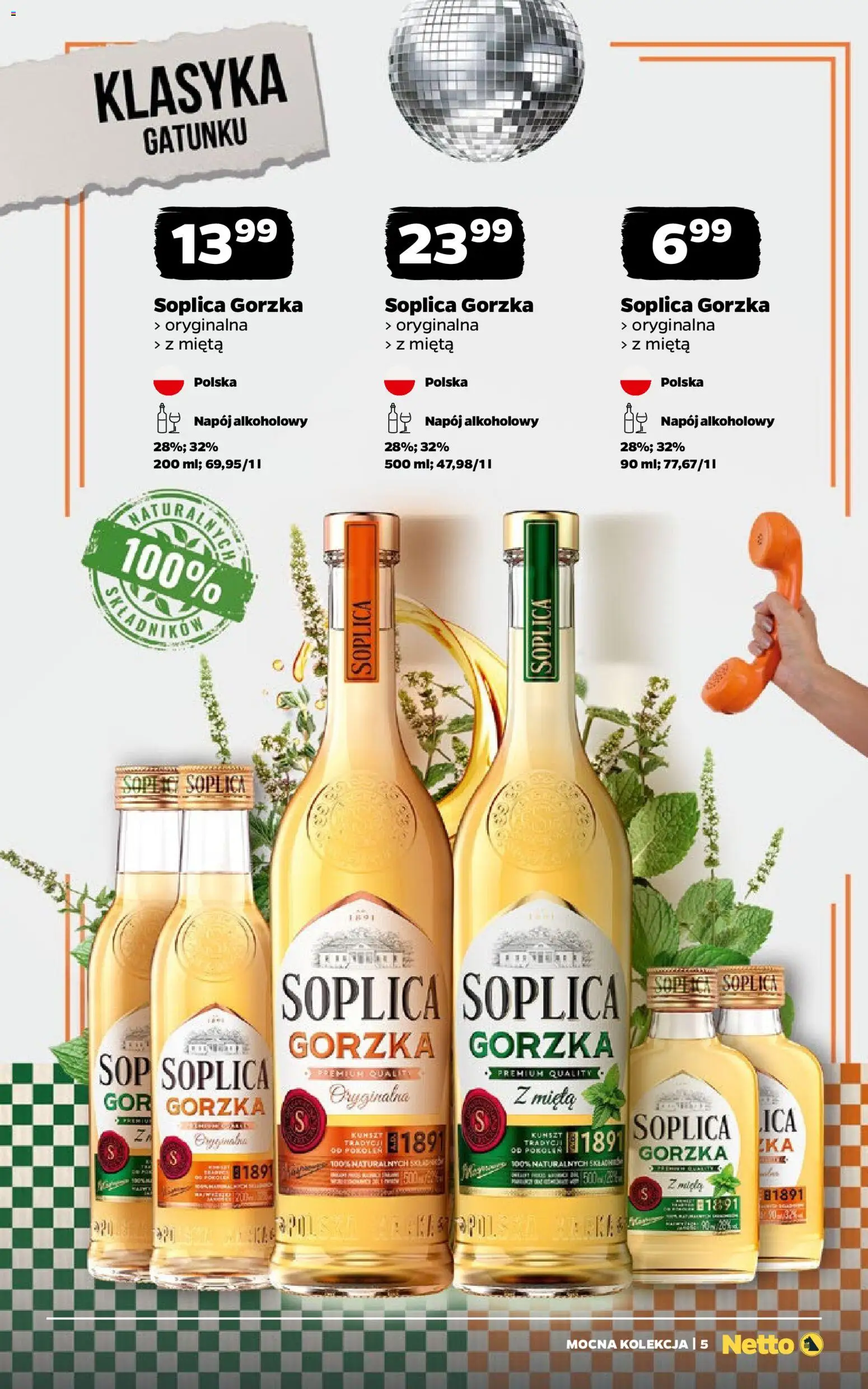 Netto gazetka - Alkohole mocne od 24.11.2025 | Strona: 5 | Produkty: Mięta