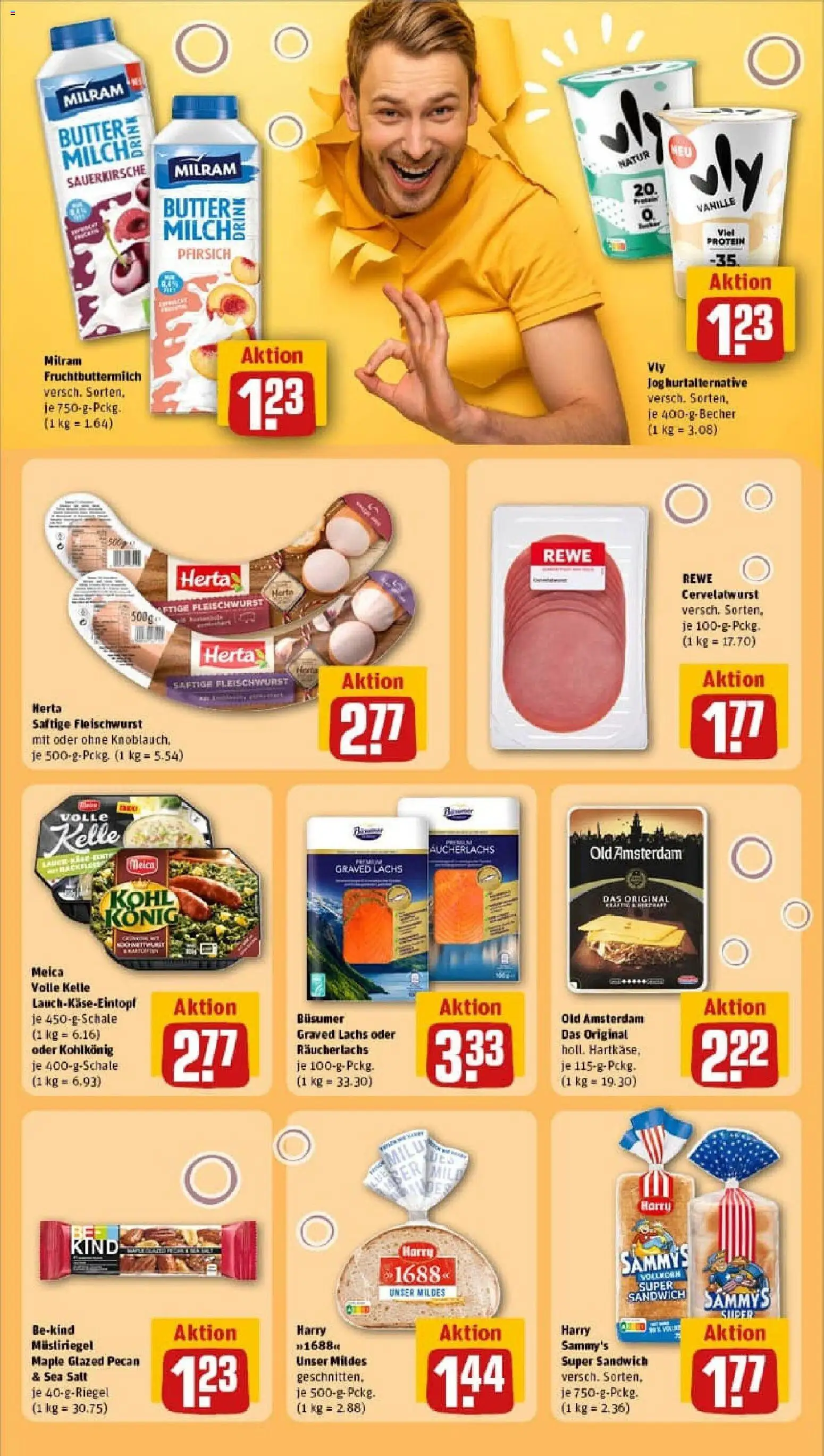 Rewe prospekt Oberhausen	 – gültig ab 26.10.2025 | Seite: 19 | Produkte: Butter, Meica, Lachs, Milram