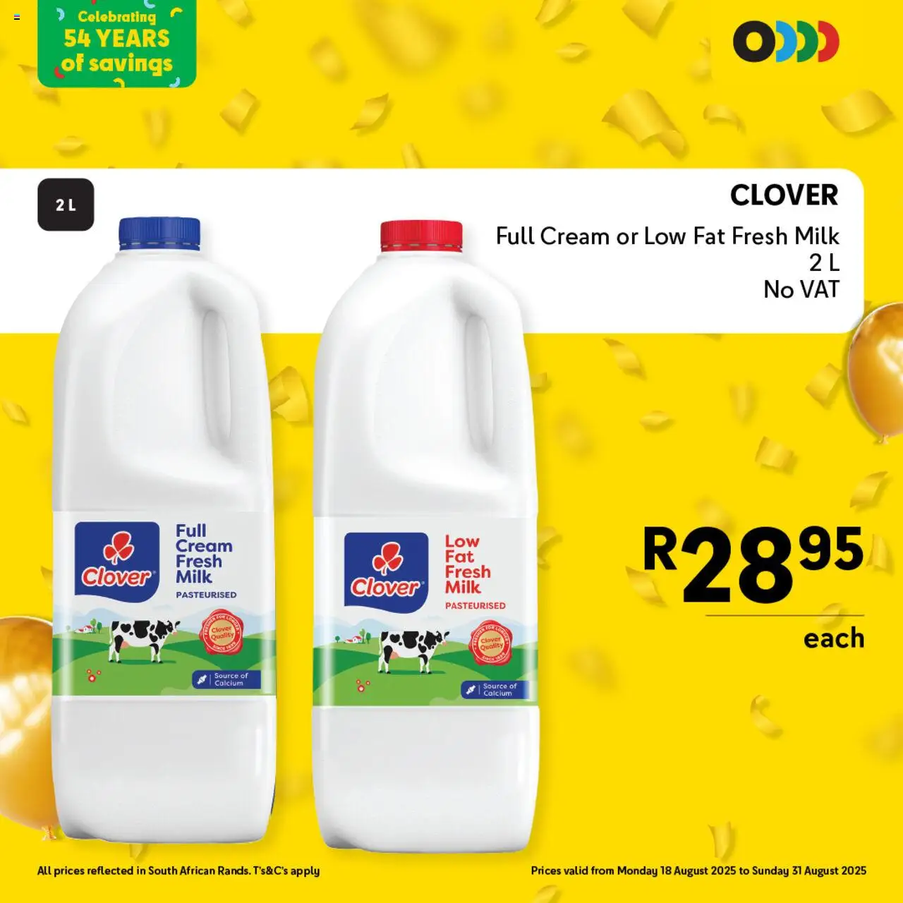 Makro Birthday Deals Baking │ valid from 18.08.2025 | Page: 9 | Products: Milk, Cream