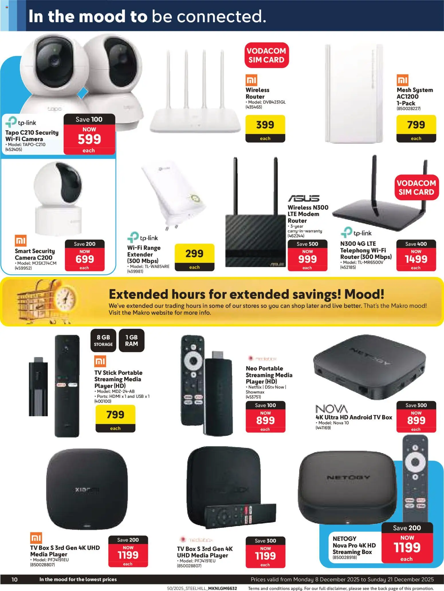 New Makro catalogue – valid from 08.12.2025 | Page: 10 | Products: Sim, Camera, USB, Box