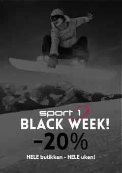 Forhåndsvisning av Sport 1 - Black Friday Varsel gyldig fra 21.11.2025