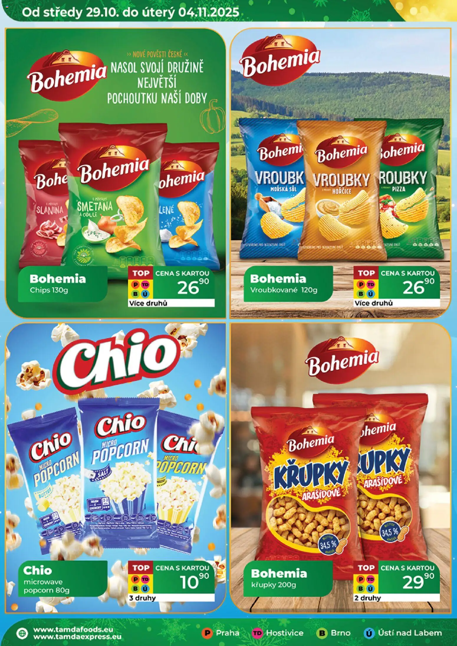 Tamda Foods leták od 29.10.2025 | Strana: 14 | Produkty: Pizza, Smetana, Hořčice, Slanina
