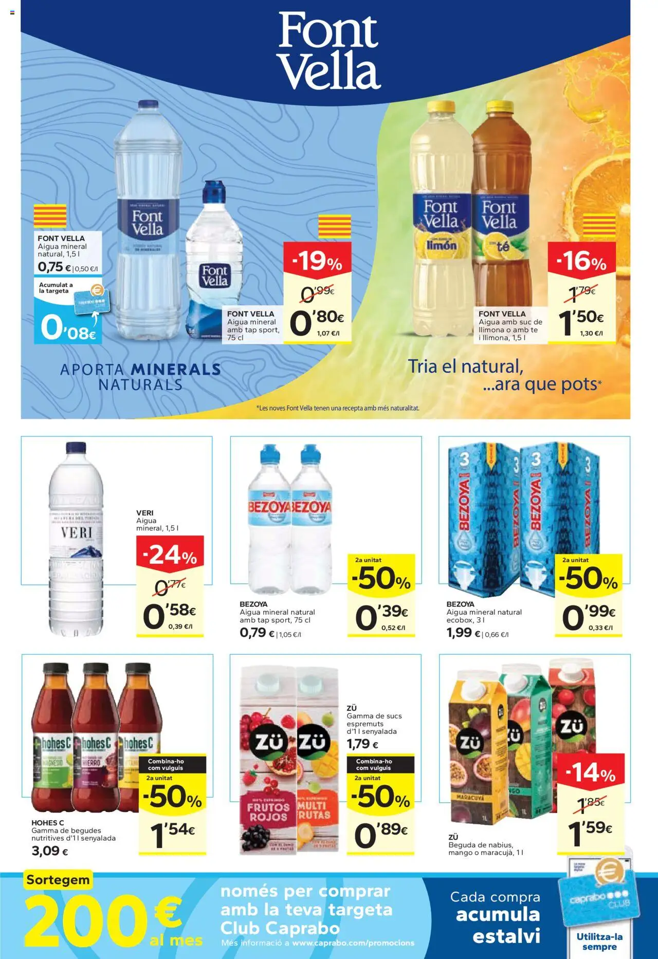 Caprabo - Provincia de Barcelona │ válido desde el 31.07.2025 | Página: 13 | Productos: Té, Ρούτερ