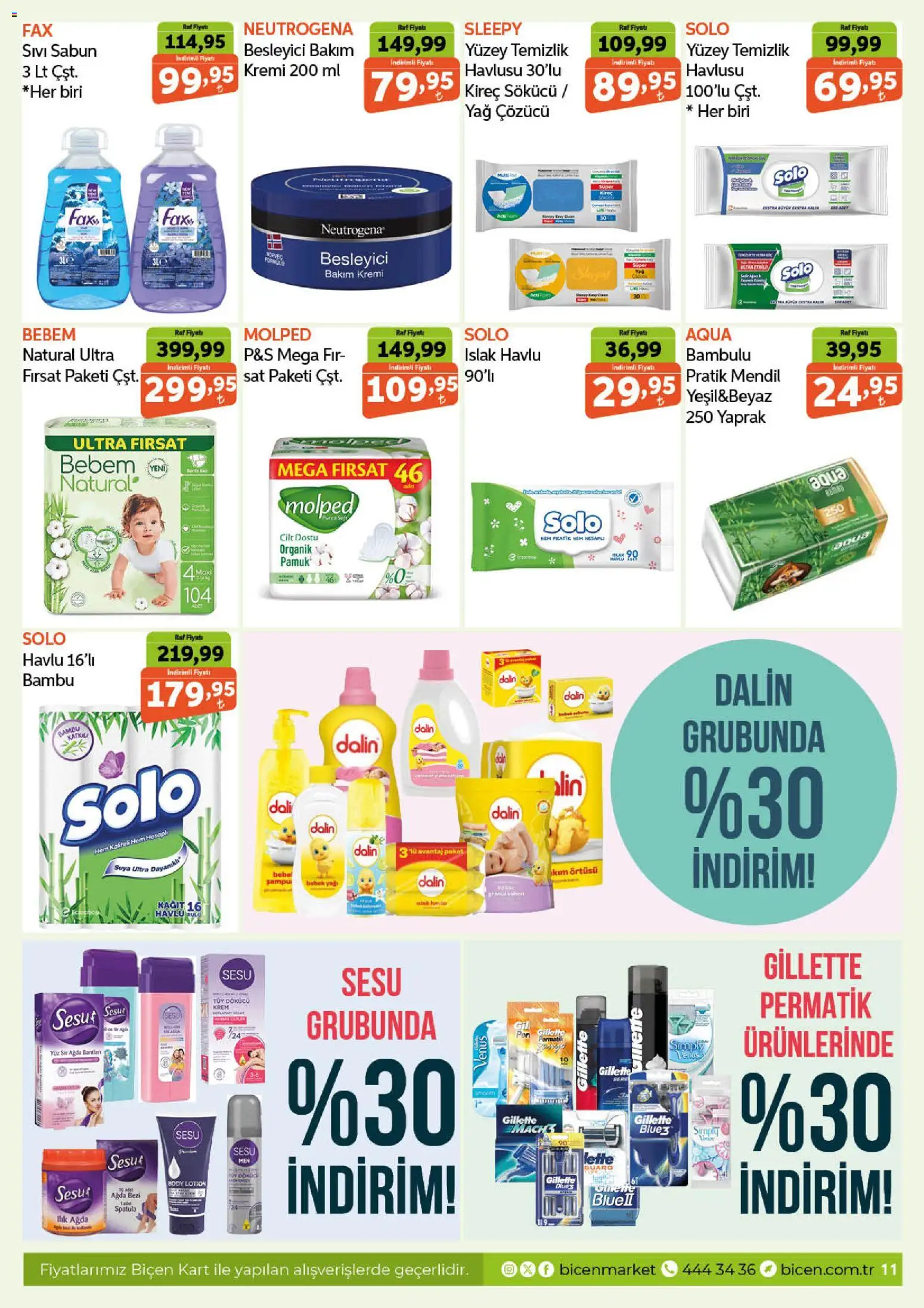 Biçen Market Katalog - 05.11.2025 tarihinden itibaren geçerlidir | Sayfa: 11 | Ürünler: Mendil, Sabun, Yağ, Yağ çözücü