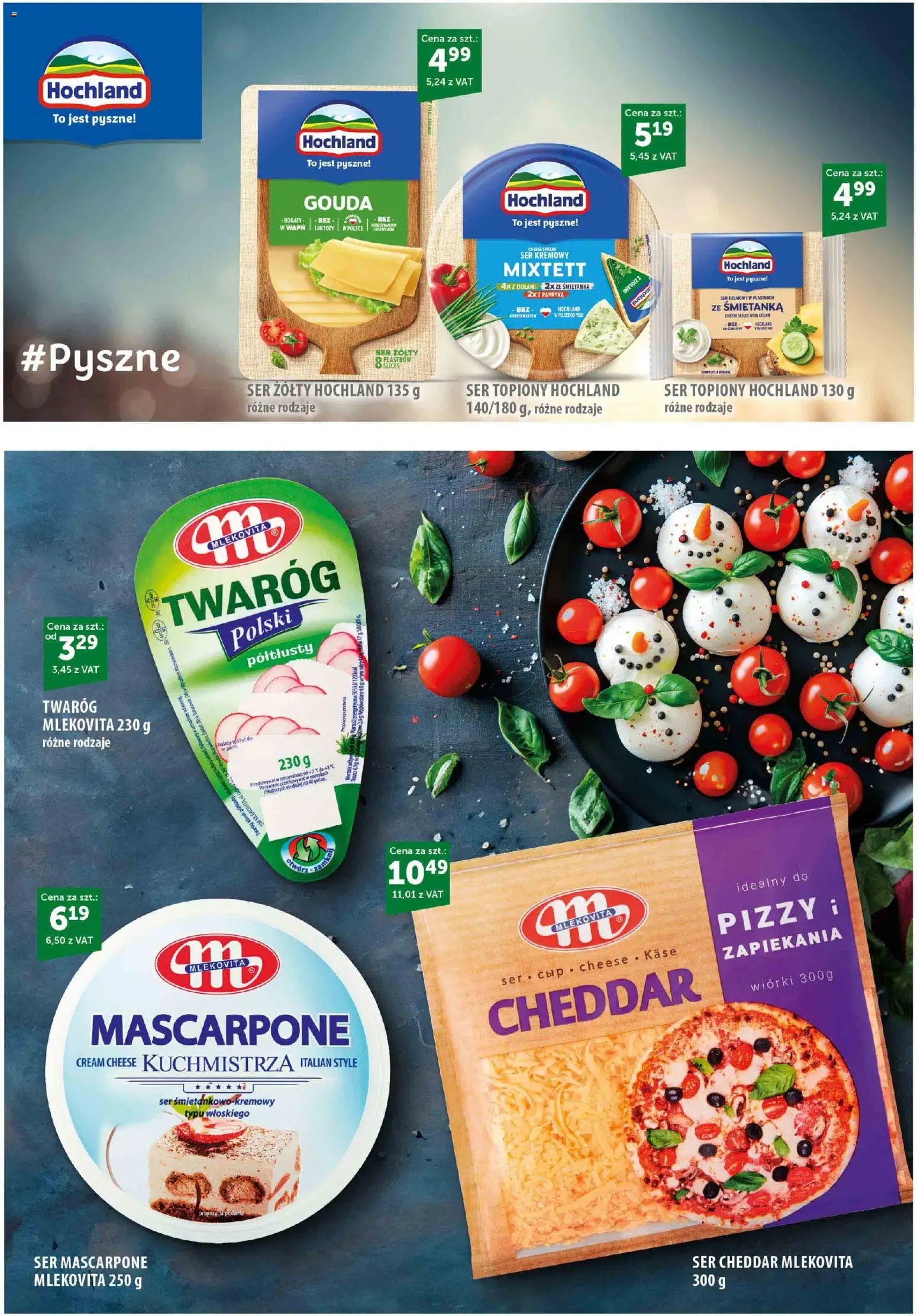 Eurocash Gazetka - Codziennie Potwierdzona Świeżość od 15.12.2025 | Strona: 5 | Produkty: Ser żółty, Ser topiony, Mascarpone, Cheddar